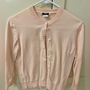 J. Crew Blush Button-Up Jackie Cardigan